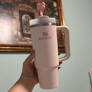 Stanley Blush Pink Tumbler with Handle